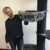 Kratzbaum große katze XXL Maine Coon Tower Blackline Anthrazit. Stämme 20cm Ø. Speziell für große und schwere Katzen. Deckenhoch. Von RHRQuality - 3