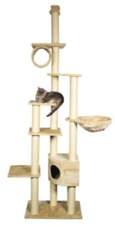 Deckenspanner Madrid Kratzbaum, deckenhoch, 245-270 cm, beige - 1