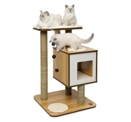 Design Katzenmöbel "Base" con Vesper, Seegras