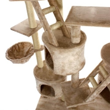 happypet-cat013-kratzbaum-katzenbaum-deckenhoch-230-bis-260-hoch-beige