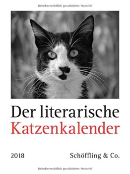 Der literarische Katzenkalender 2018, Kalender Katzen