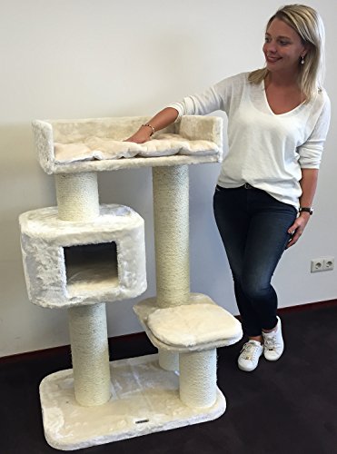 YITAHOME Kratzbaum Mit Hängematte - Mehrstöckiger Katzenbaum In Rosa