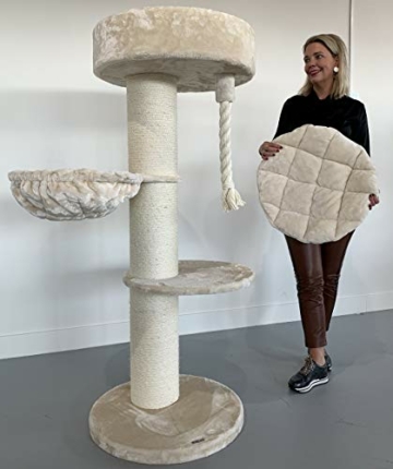 Kratzbaum XXL Sleeper de Luxe für große schwere Katzen von RHRQuality