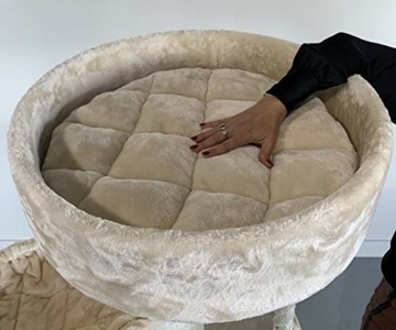 Kratzbaum XXL Sleeper de Luxe Katzenbett von RHRQuality