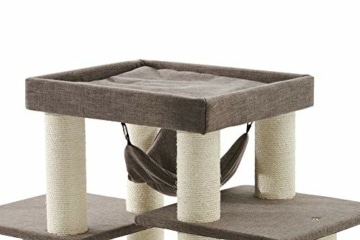 Nobby Kratzbaum HITAL braun Leinenoptik - 