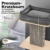 Nemmy Natur Kratzbaum Premium, klein aber stabil mit Katzenbett, grau
